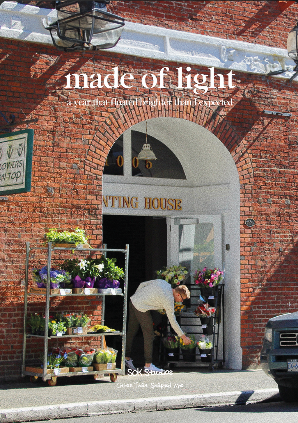 made of light