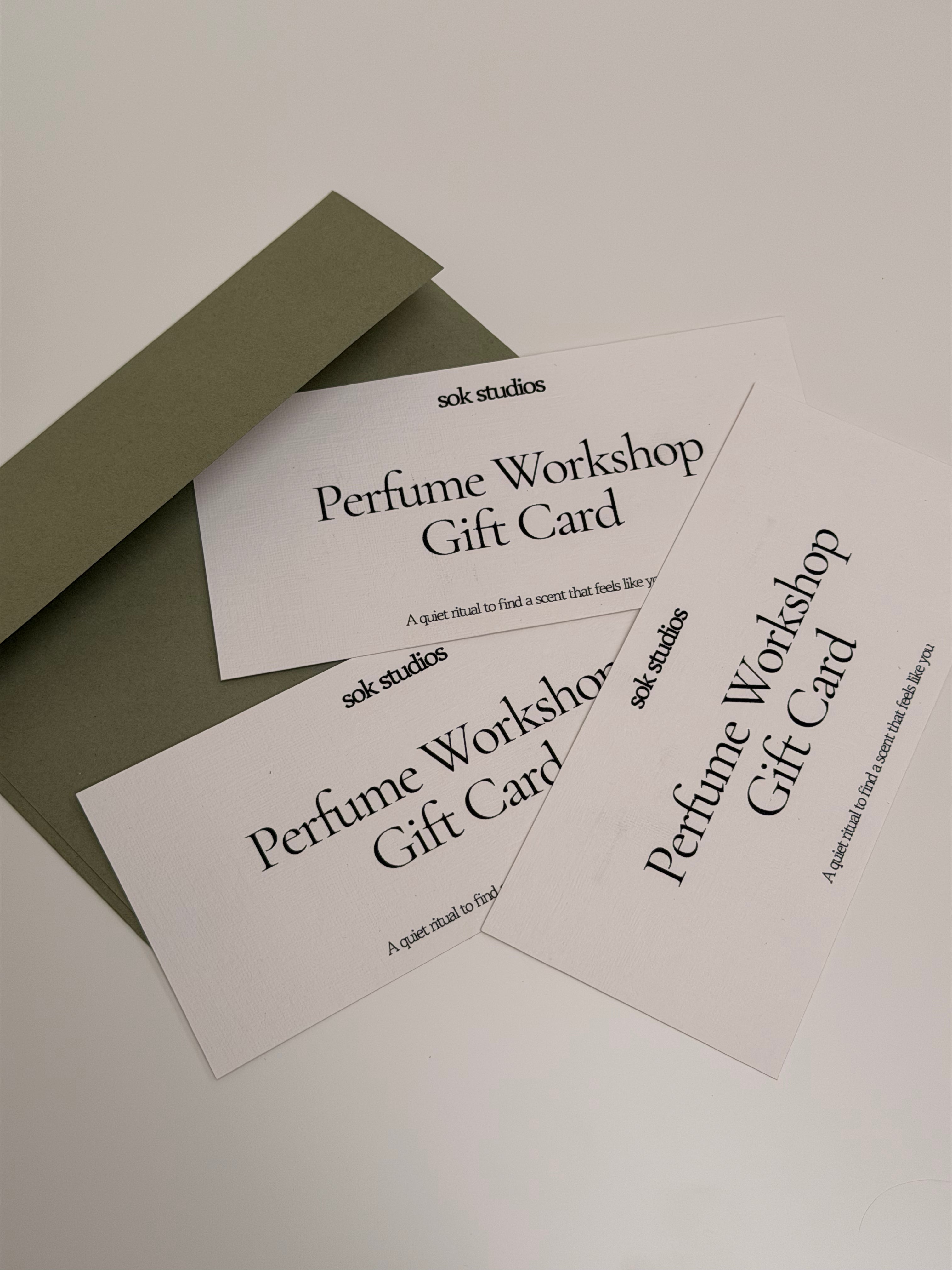 Sok Perfume workshop Gift Card