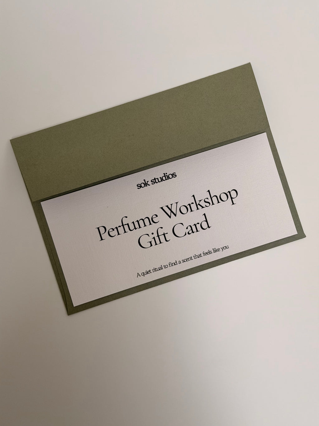 Sok Perfume workshop Gift Card