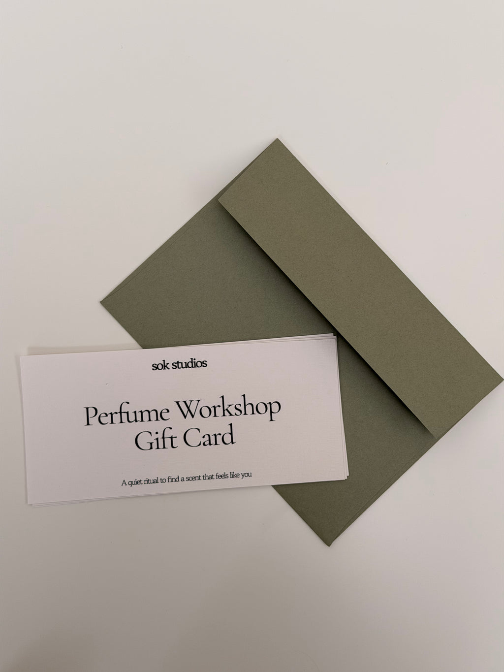 Sok Perfume workshop Gift Card